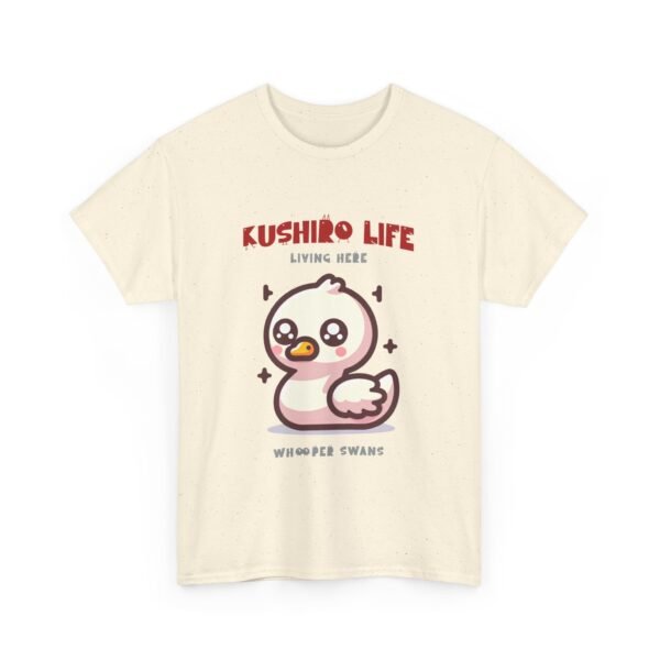 WickerStudio Kushiro Living Whooper Swan T-Shirt, Wildlife Graphic Tee, Animal Lover Gift, Nature Lover Shirt - Image 15