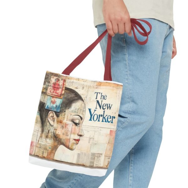 WickerStudio The New Yorker Tote Bag, Stylish - Fashionable Carryall, Chic Shoulder Bag, Trendy Market Elegant Book Tote - Image 7