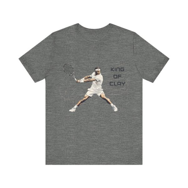 WickerStudio T-Shirt, King of Clay Rafa Super Fan, Tennis Tee, Sports Fan Gift, Tennis Player Shirt - Image 17