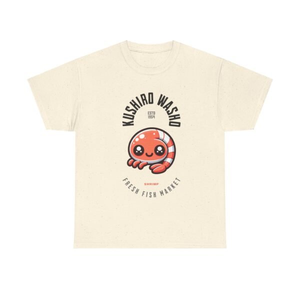 WickerStudio Japanese Seafood Market Unisex Tee - Kushiro Washo Design, Hokkaido T-Shirt, Shrimp Shirt, Travel Graphic Top - Image 21