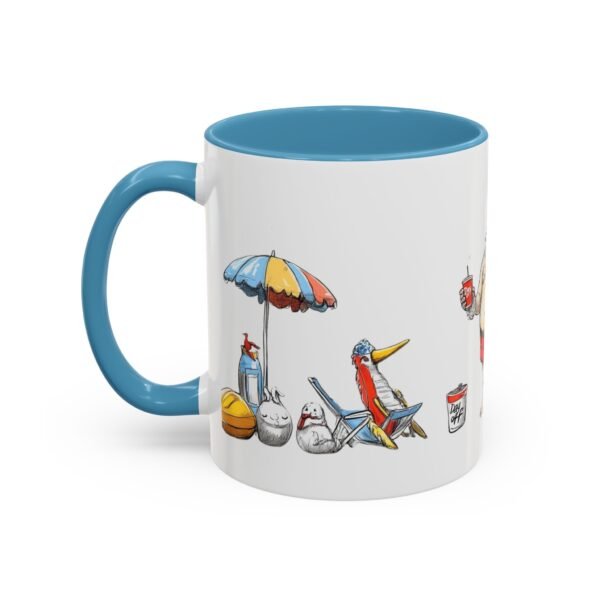 WickerStudio Santa Claus Relax on the Beach Before Christmas Come, Holiday Coffee Cup, Festive Xmas Gift, Novelty Mug - Image 19