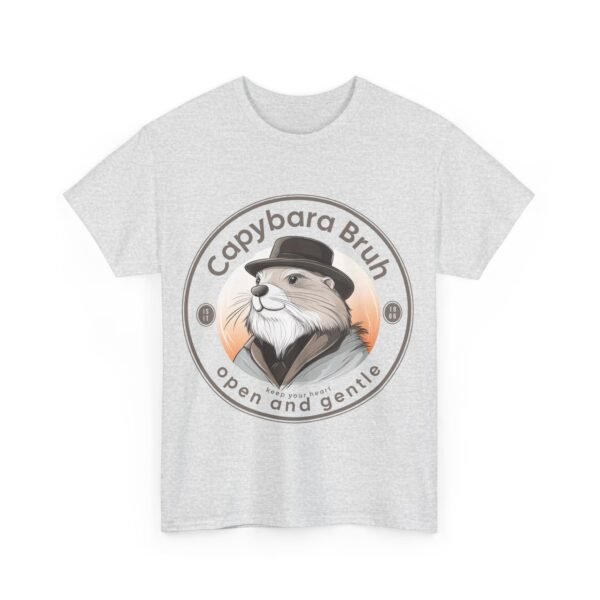 WickerStudio Capybara Unisex Tee, Cute Animal T-Shirt, Wildlife Lover Gift, Nature Graphic Shirt, Open and Gentle Mind - Image 7