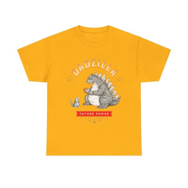 WickerStudio Father Power Dadzilla Unisex Heavy Cotton Tee Shirt for Dad, Father's Day Gift, Dad Birthday Present, Daddy Tee - Image 21