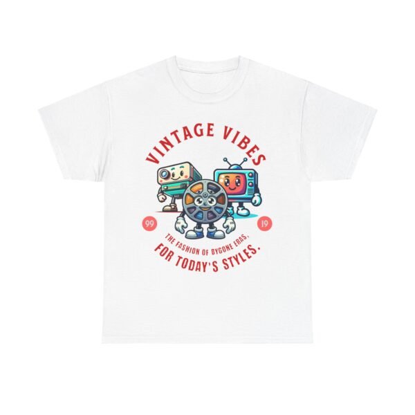 WickerStudio Vintage Memory Unisex Tee, Retro Cotton T-Shirt, Classic Fashion Shirt, Old School Style, Television Projector