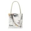WickerStudio Stylish Woman Personalized Name Tote Bag, Shopping Bag, Shoulder Bag, - Image 14