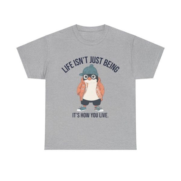 WickerStudio Motivation Penguin T-Shirt, Unisex Tee, Motivational Graphic Shirt, Inspirational Top, Courage Quote - Image 21