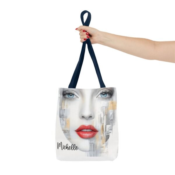 WickerStudio Stylish Woman Personalized Name Tote Bag, Shopping Bag, Shoulder Bag, - Image 20