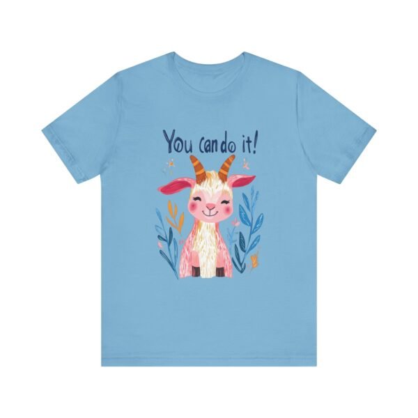Motivational Quote Goat T-Shirt, Positive Vibes Tee, Inspirational Animal Shirt, Encouragement Unisex Top, You Can Do It, - Image 37