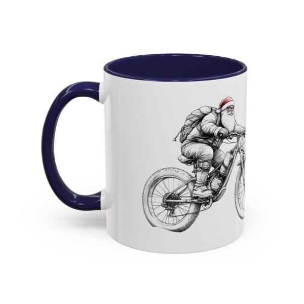WickerStudio Santa is on his way, Christmas Mug, Holiday Mug, Festive Mug, Santa Mug, 11oz,  Gift for Christmas - Image 7