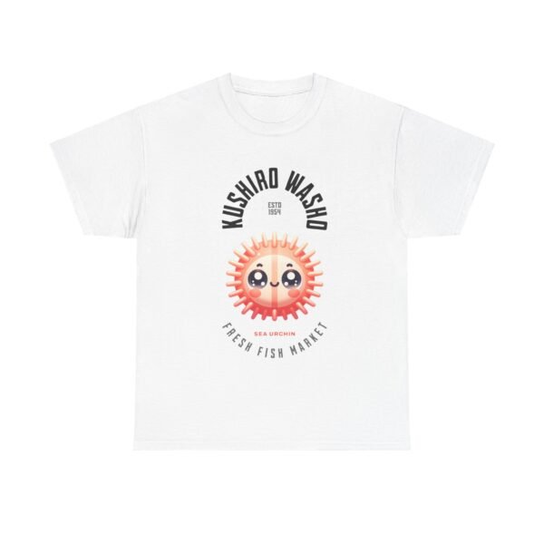 WickerStudio Japanese Seafood Market Unisex Tee - Kushiro Washo Design, Hokkaido T-Shirt, Sea Urchin T-Shirt