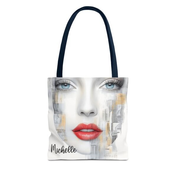 WickerStudio Stylish Woman Personalized Name Tote Bag, Shopping Bag, Shoulder Bag, - Image 17