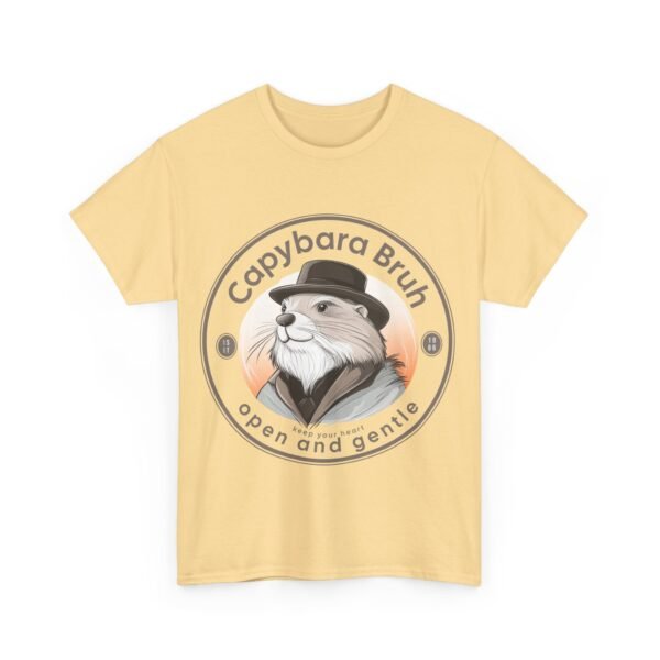 WickerStudio Capybara Unisex Tee, Cute Animal T-Shirt, Wildlife Lover Gift, Nature Graphic Shirt, Open and Gentle Mind - Image 15