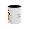 Love Magic Accent Coffee Mug (11oz) - Romantic Lover Gift, Heart Design Cup, Valentine's Day Present, Relationship Mug,