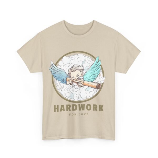 WickerStudio Cupid Hard Work for Love T-Shirt, Graphic Tee, Unisex Shirt, Cotton Tee, Inspirational Tee - Image 15
