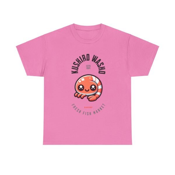WickerStudio Japanese Seafood Market Unisex Tee - Kushiro Washo Design, Hokkaido T-Shirt, Shrimp Shirt, Travel Graphic Top - Image 33