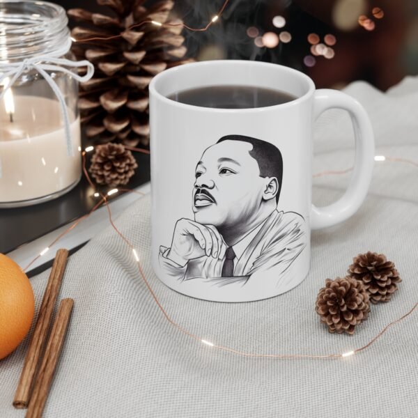 WickerStudio Concept Mug for Martin Luther King Jr, MLK Inspirational Coffee Mug, Civil Rights Activist Tea Mug, - Image 4