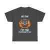 WickerStudio Its Fine, Everything Fine Unisex Tee, Animal Lover Gift, Cute Animal Graphic Shirt, Bookworm Tee - Image 21