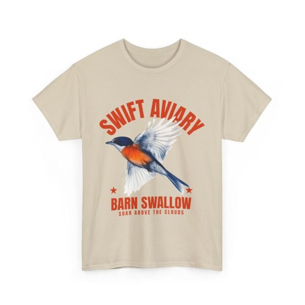WickerStudio Barn Swallow T-Shirt, Bird Lover Tee, Nature Graphic Shirt, Wildlife Gift, Animal Print Top - Image 11