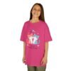 Girl and Cat Kids Tee, Best Friend Animal Print Shirt - Image 63