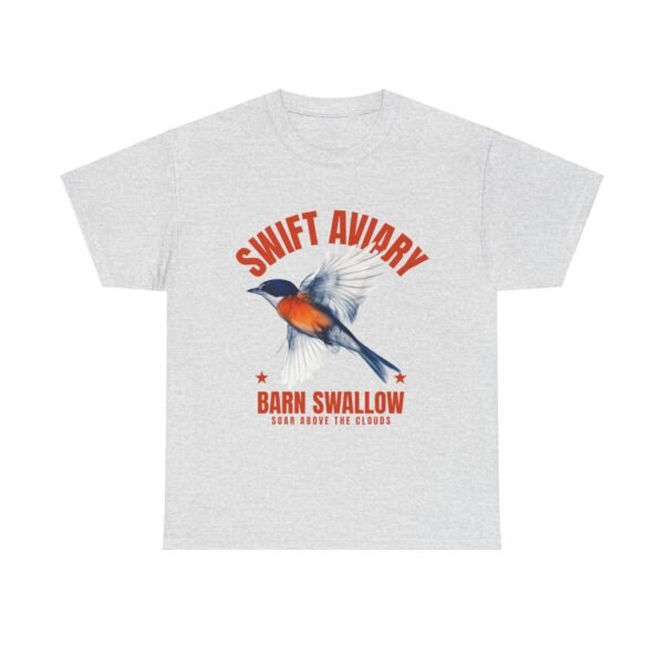 WickerStudio Barn Swallow T-Shirt, Bird Lover Tee, Nature Graphic Shirt, Wildlife Gift, Animal Print Top - Image 5