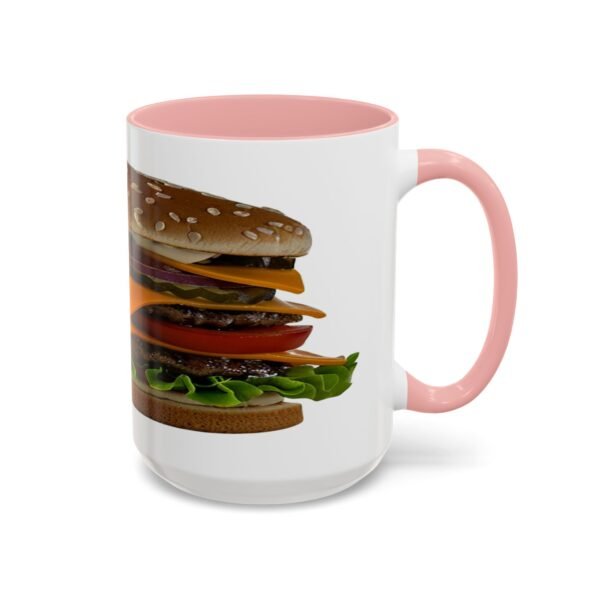 WickerStudio Funny Hamburger Mug, Ceramic Tea Cup, Cute Kitchen Decor, Unique Gift - Image 26