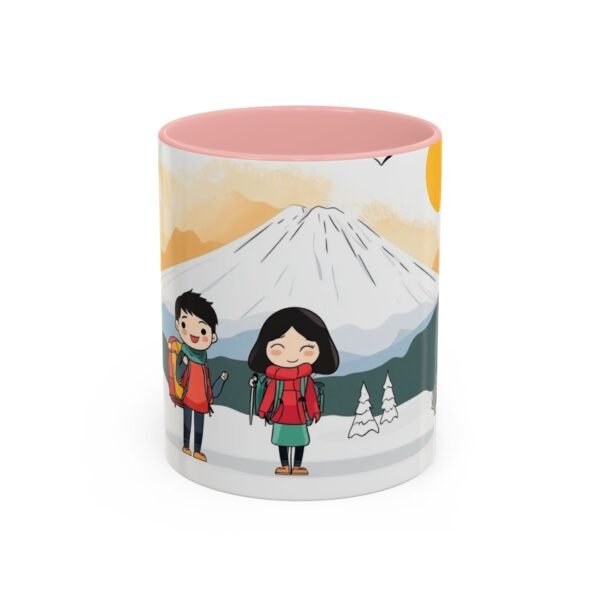 WickerStudio Duet Lover Snow Trekking Coffee Cup, Romantic Hot Beverage Drinkware, Valentine's Day Gift, Couple Winter - Image 9
