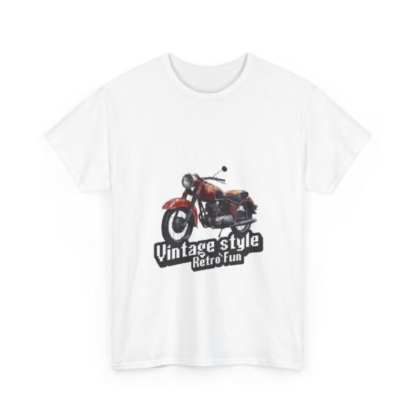 WickerStudio Vintage Motobike Tee, Retro Motorcycle T-Shirt, Classic Bike Shirt, Biker Gift, Unisex Graphic Tee - Image 3