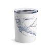 WickerStudio Tumbler 10oz A-Rod Tennis Fan Drinkware Cup, Tennis Lover Gift, Tennis Coffee Mug - Image 3