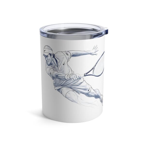 WickerStudio Tumbler 10oz A-Rod Tennis Fan Drinkware Cup, Tennis Lover Gift, Tennis Coffee Mug - Image 3