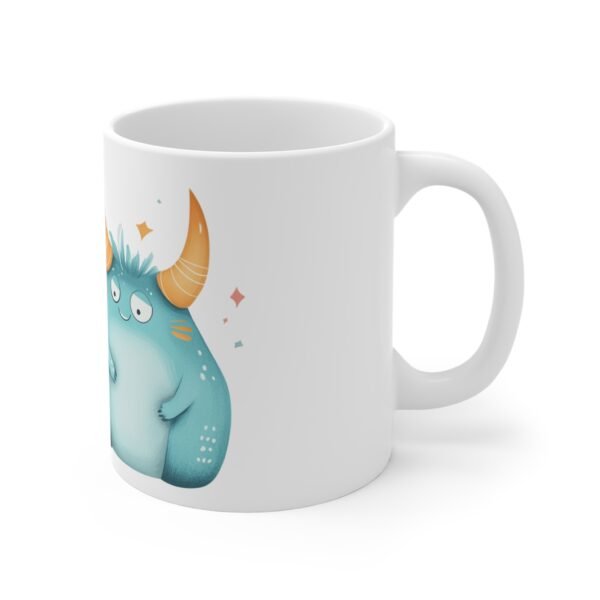 WickerStudio Funny Monster are friends Mug, Halloween Novelty Tea Mug, Unique Kitchen Decor - Image 3