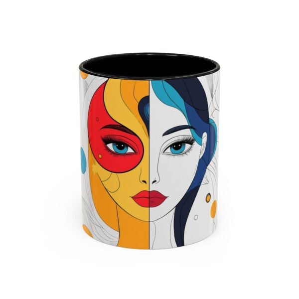 WickerStudio Funny Quote Accent Coffee Mug 11oz - Human Right Watch, Alien Left Watch Gift, Cute Tea Cup, Unique Office Decor