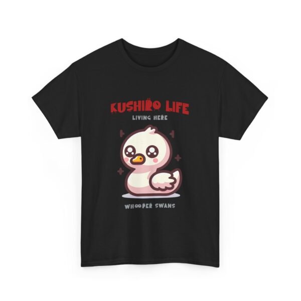 WickerStudio Kushiro Living Whooper Swan T-Shirt, Wildlife Graphic Tee, Animal Lover Gift, Nature Lover Shirt - Image 7