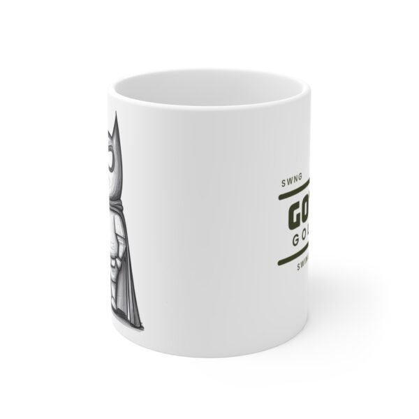 WickerStudio Gotham Golf Club Swing for Justice, Golf Lover Gift, 11oz Ceramic Cup, Golfing Mug, Golf Unique Present, - Image 2