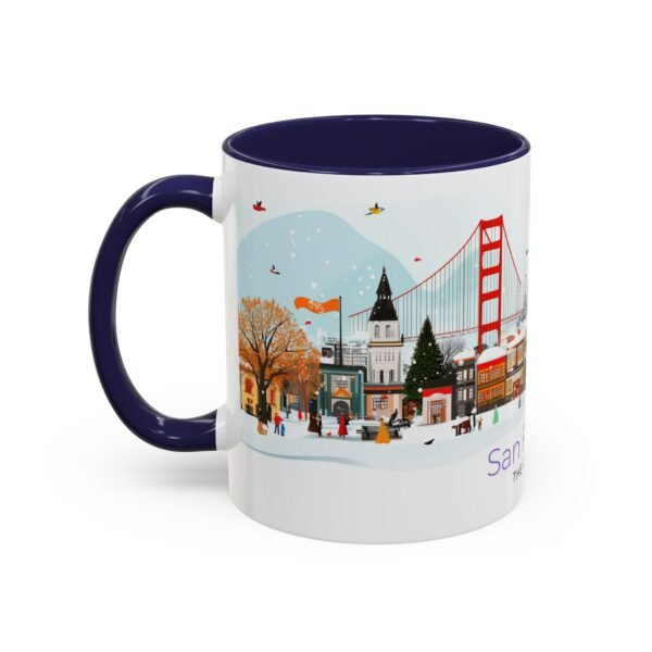 WickerStudio San Francisco The Golden City Design, California Travel Souvenir Cup, Ceramic Tea Mug, Gift for Traveler, - Image 7
