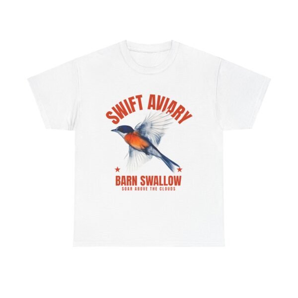 WickerStudio Barn Swallow T-Shirt, Bird Lover Tee, Nature Graphic Shirt, Wildlife Gift, Animal Print Top