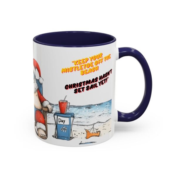 WickerStudio Santa on the Beach Christmas Not Come Yet, Festive Mug, Holiday Gift, Santa Mug, Seasonal Decor, Christmas Mug - Image 6