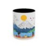 WickerStudio Duet Lover Memory Mt Fuji Trip Coffee Cup, Romantic Gift, Anniversary Present, Valentine's Day, Souvenir