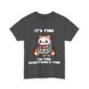 WickerStudio Cat Calmly Reading Unisex Tee, Kitten Lover Gift, Cute Animal Graphic Shirt, Bookworm Tee, Cat Lady Shirt - Image 19