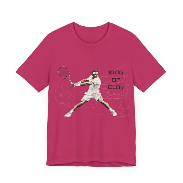 WickerStudio T-Shirt, King of Clay Rafa Super Fan, Tennis Tee, Sports Fan Gift, Tennis Player Shirt - Image 35