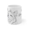 WickerStudio Girl and Westie Dog Mom, Dog Lover Gift, Tea Cup, Puppy Owner Present, Ceramic Mug, Coffee Lover Mug