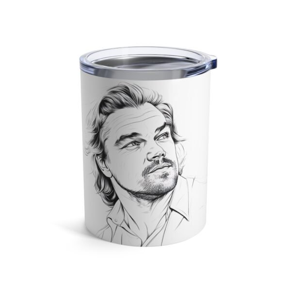 WickerStudio Leo The Lover Tumbler 10oz, Movies Fan Mug, Astrology Lover Gift, Gift for Movie Buff, Leo Gift Idea - Image 3