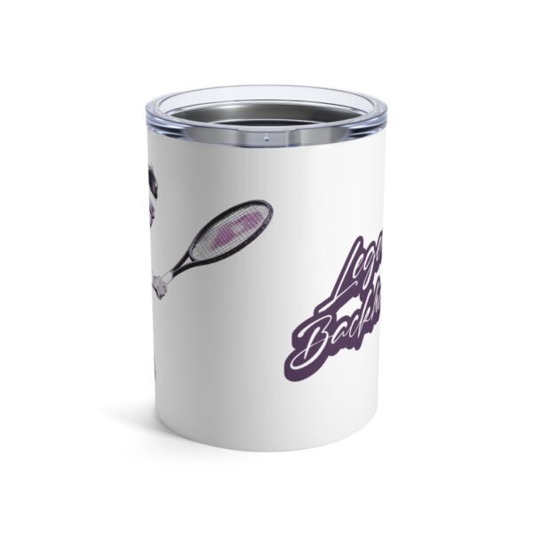 WickerStudio Unique FedEx Legendary Backhand Slice Tumbler, Tennis Fan, Tennis Player Gift, Tennis Lover Mug