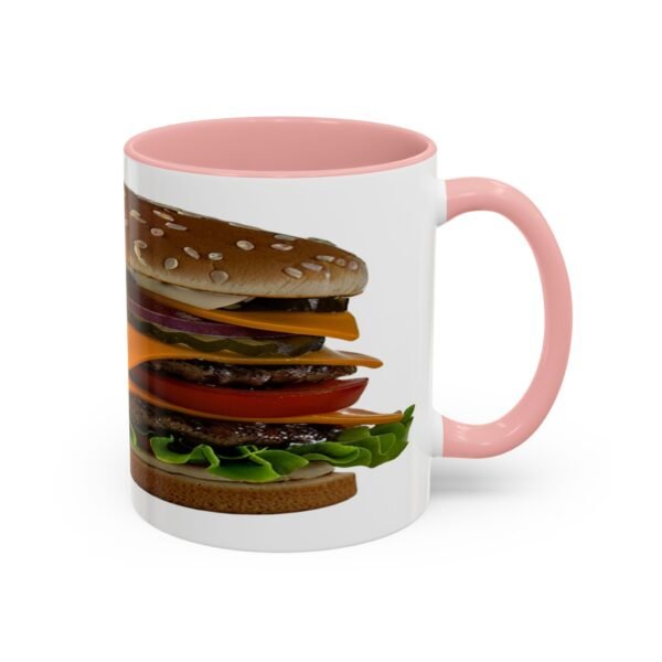 WickerStudio Funny Hamburger Mug, Ceramic Tea Cup, Cute Kitchen Decor, Unique Gift - Image 10