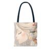WickerStudio Beautiful Woman Face Tote Bag - Personalized Name , Shopping Bag, Shoulder Bag, - Image 18