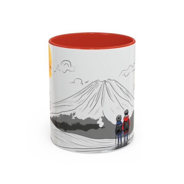 WickerStudio Mountain Trail Trekking Duet Lover Coffee Mug, Outdoor Adventure Camping Tea Cup Gift, Hiking Couple - Image 13