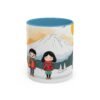 WickerStudio Duet Lover Snow Trekking Coffee Cup, Romantic Hot Beverage Drinkware, Valentine's Day Gift, Couple Winter - Image 17