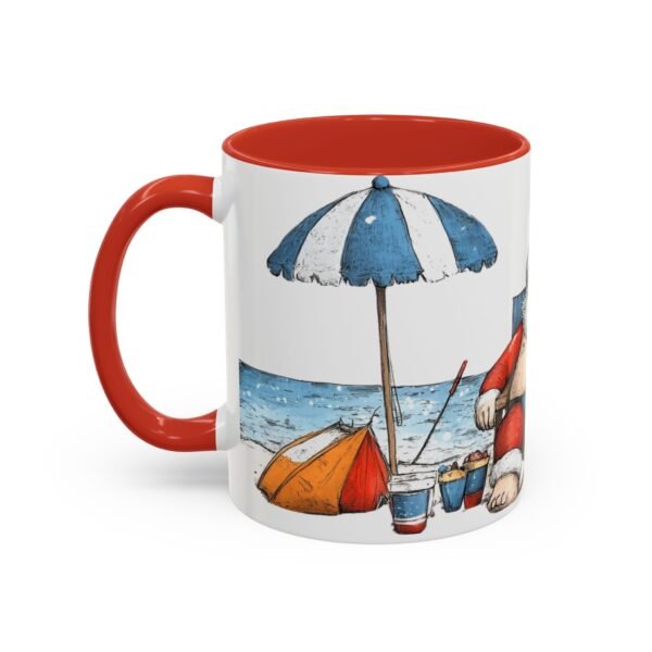 WickerStudio Santa on the Beach Christmas Not Come Yet, Festive Mug, Holiday Gift, Santa Mug, Seasonal Decor, Christmas Mug - Image 15