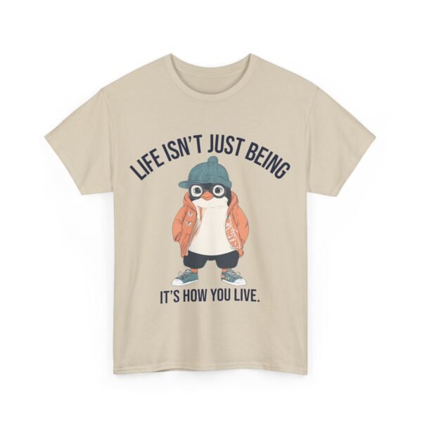WickerStudio Motivation Penguin T-Shirt, Unisex Tee, Motivational Graphic Shirt, Inspirational Top, Courage Quote - Image 11