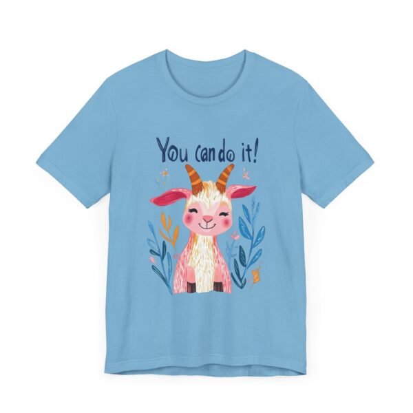 Motivational Quote Goat T-Shirt, Positive Vibes Tee, Inspirational Animal Shirt, Encouragement Unisex Top, You Can Do It, - Image 39