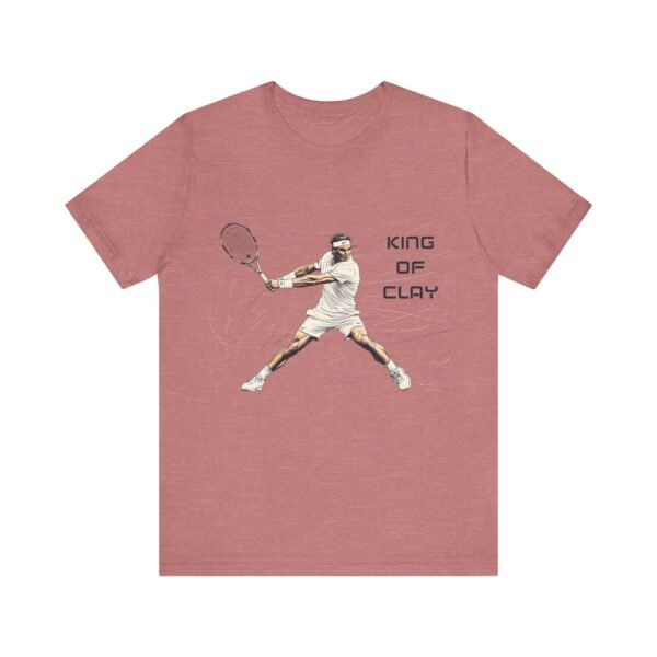 WickerStudio T-Shirt, King of Clay Rafa Super Fan, Tennis Tee, Sports Fan Gift, Tennis Player Shirt - Image 13